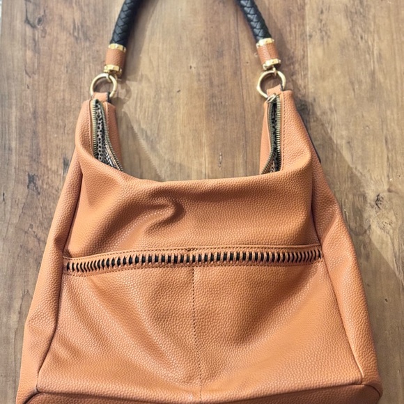 Hobo Bag should Bag with Black leather Trim - Picture 4 of 6